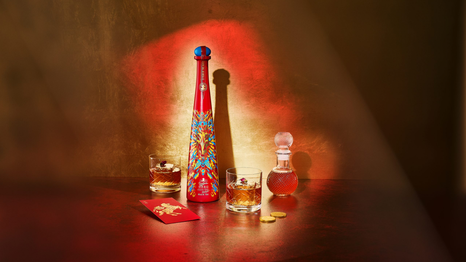 Botella de la edición limitada Tequila Don Julio 1942 Año del Caballo