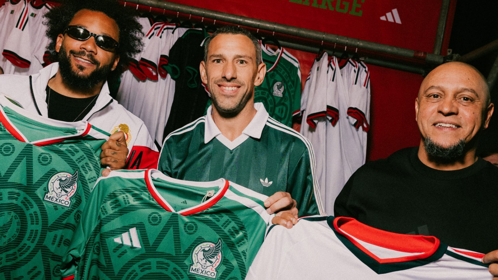 Invitados especiales durante el evento de adidas en Ciudad de México rumbo a la Copa Mundial de la FIFA 2026