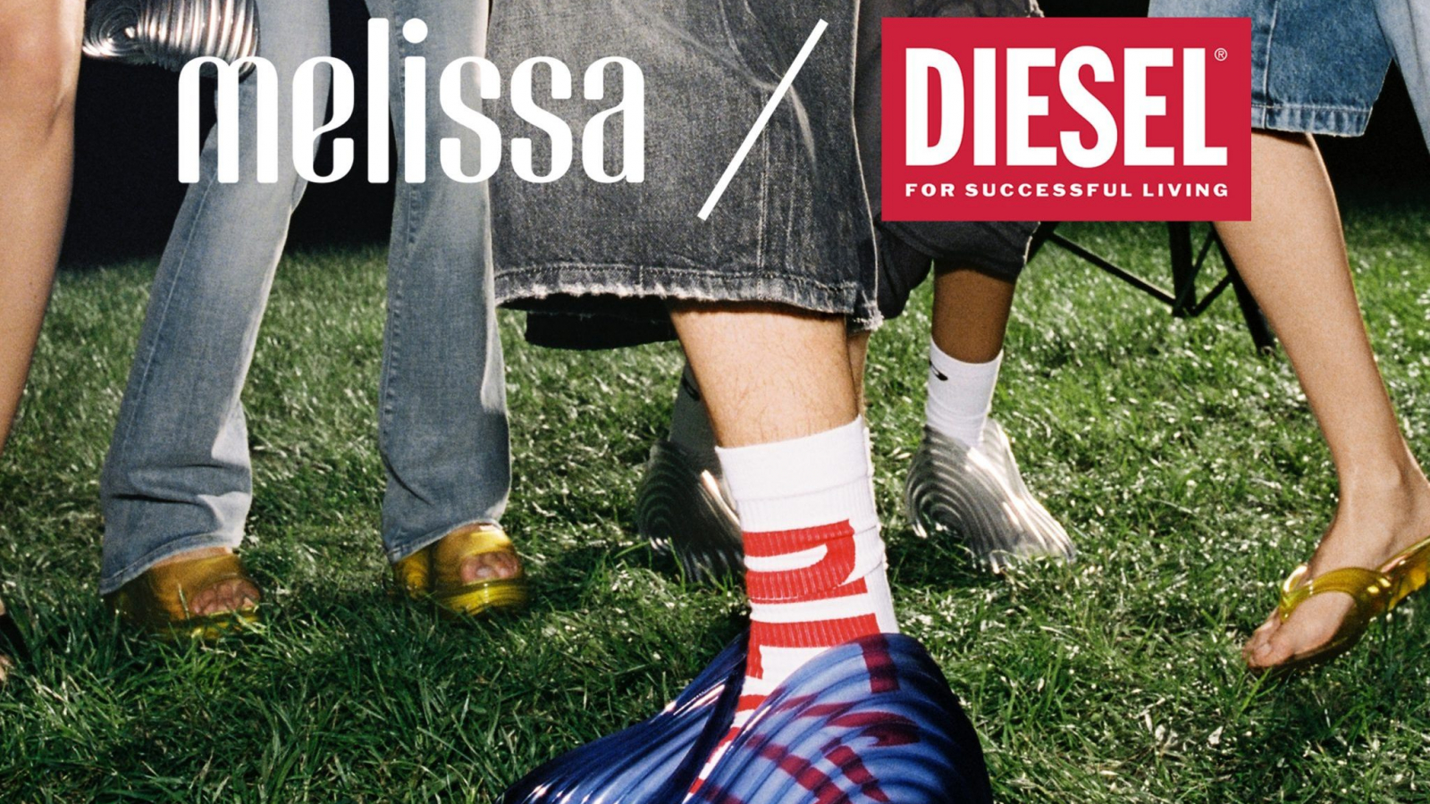 Campaña de la segunda colaboración entre Melissa y Diesel presentada en 2026.